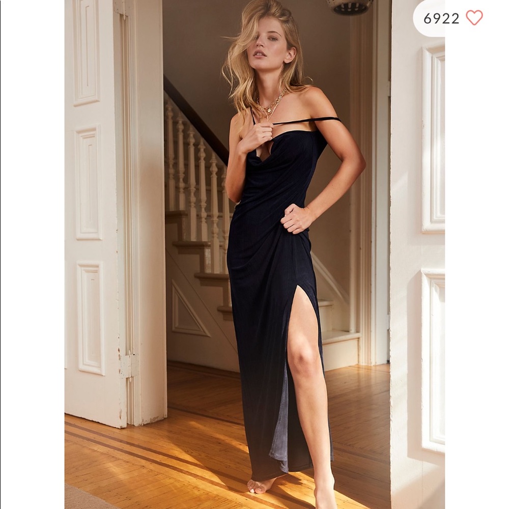 Free people bear it all body con maxi dress size xs